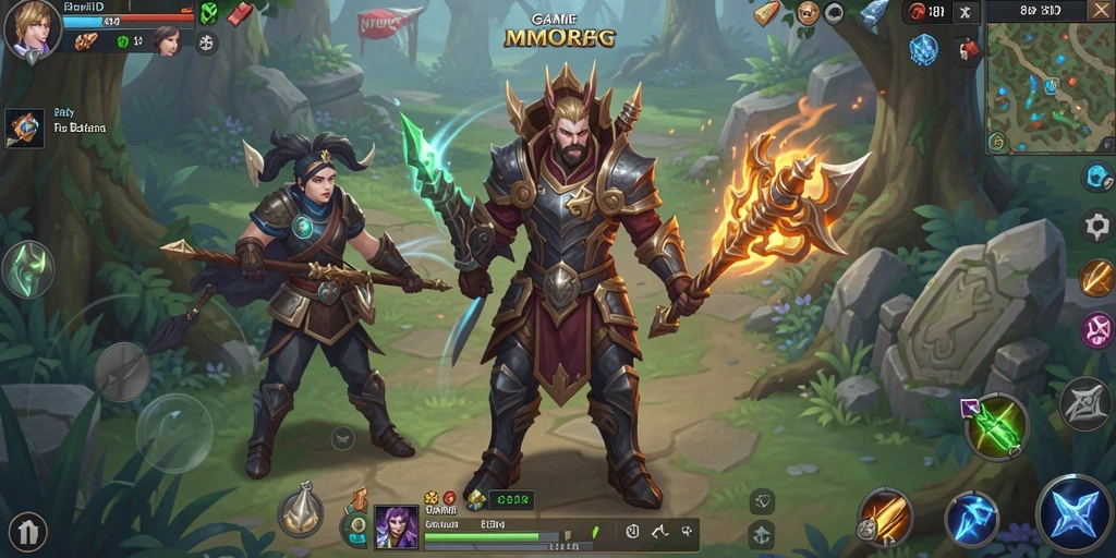 Tampilan gameplay seru dalam 88ID dengan petualangan dan pertempuran epik.