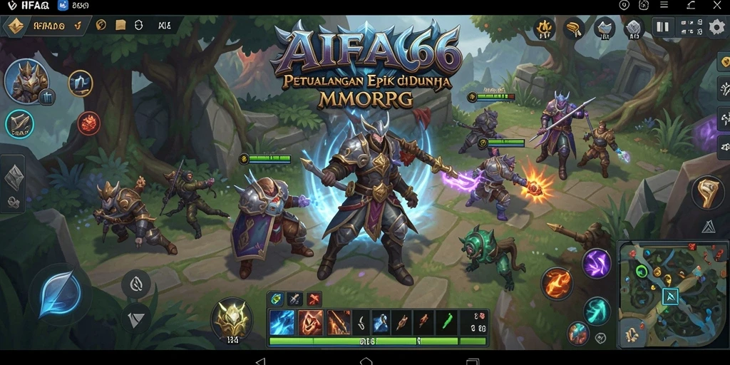 Tampilan gameplay AIFA66 yang seru dan menakjubkan dalam dunia MMORPG.