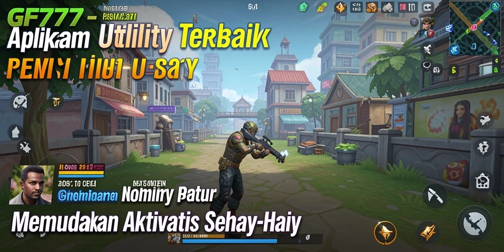 Tampilan utama GF777 menampilkan antarmuka yang intuitif dan fitur beragam.