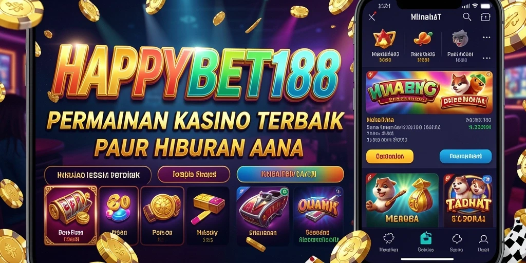 Tampilan menarik dari gameplay Kasino di HAPPYBET188.