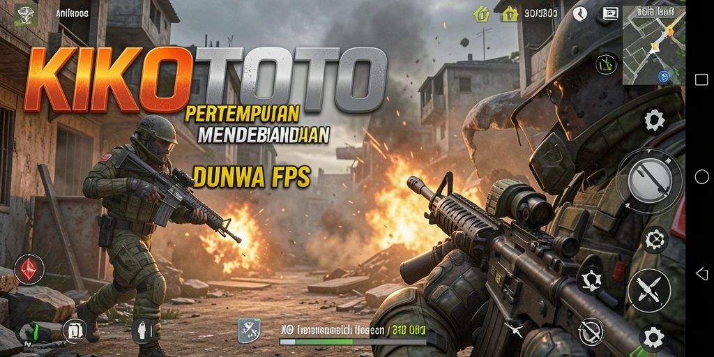 Gameplay intens dalam KIKOTOTO dengan aksi pertempuran yang mendebarkan.