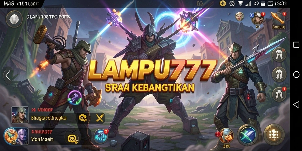 Tampilan game LAMPU777 yang menarik dan strategis