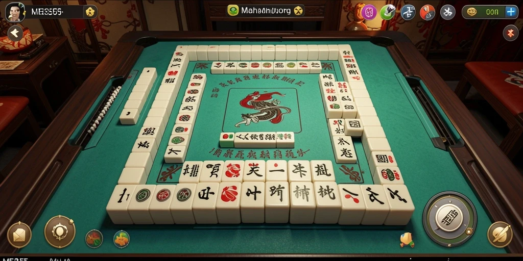 Tampilan gameplay ME355 yang seru dan menantang dalam permainan Mahjong.